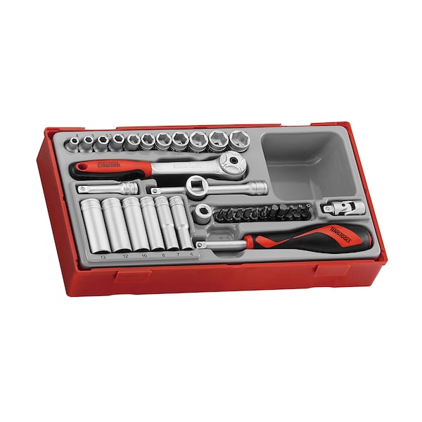 TT1435 - 35 Piece 1/4" Drive Metric Socket Set